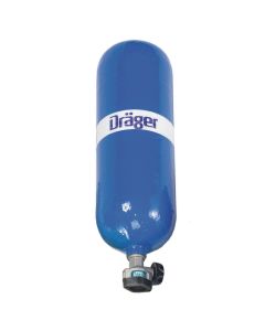 4500psi/45 Minute Blue Coated Luxfer Cylinder with Valve