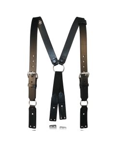 Leather Suspenders - Button Attachment