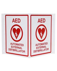 High Vis 3-D AED Wall Sign