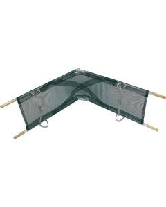 Junkin Easy-Fold Aluminum Pole Open Mesh Decon Stretcher
