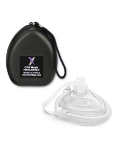 Premium CPR Mask w/ Hard Case- Fluorescent Yellow