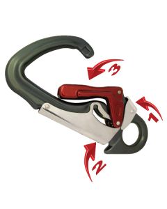 Triple Action Snap Hook